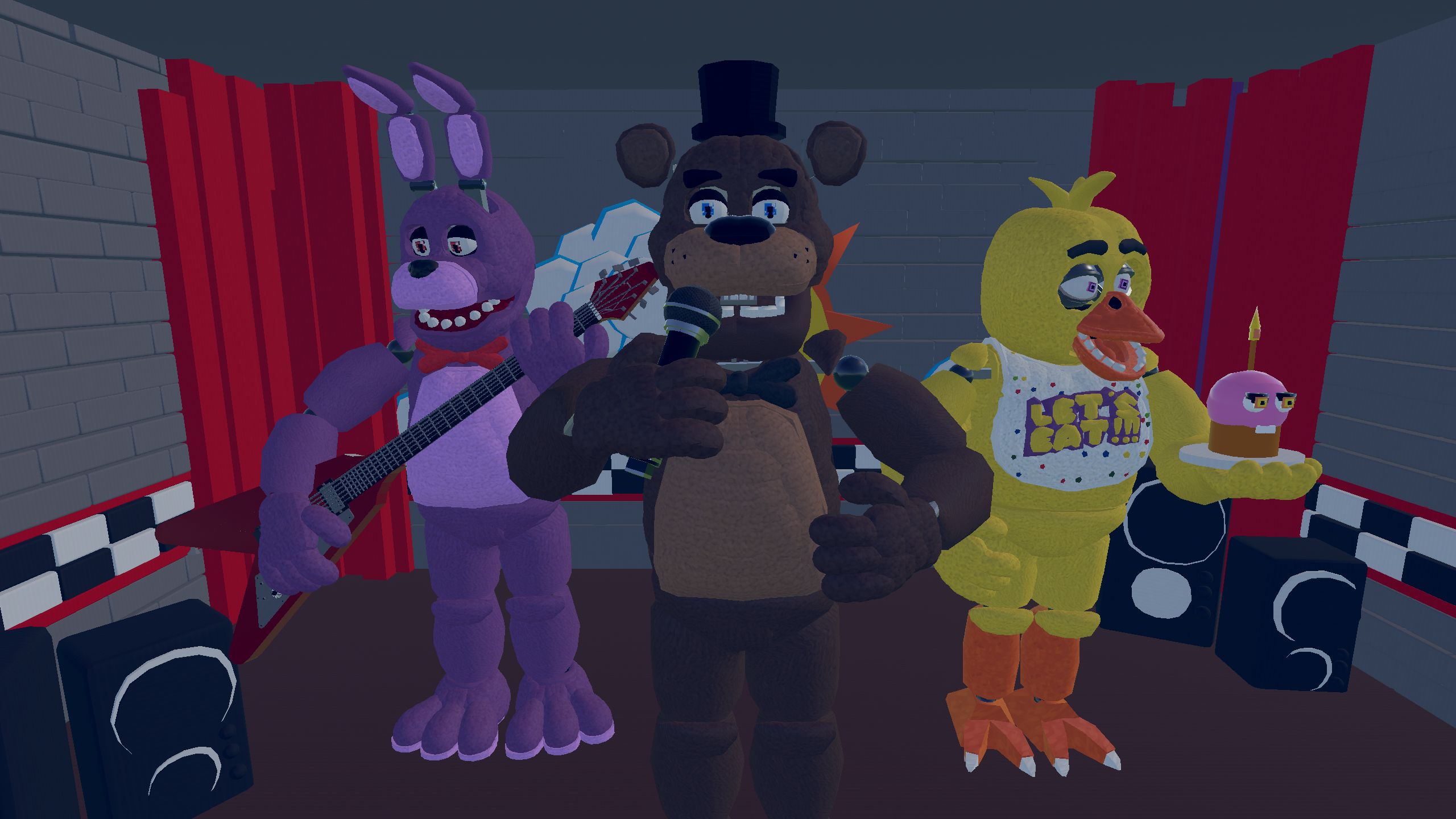 Finally uploaded my FNaF 1 recreation in GMod to the work
