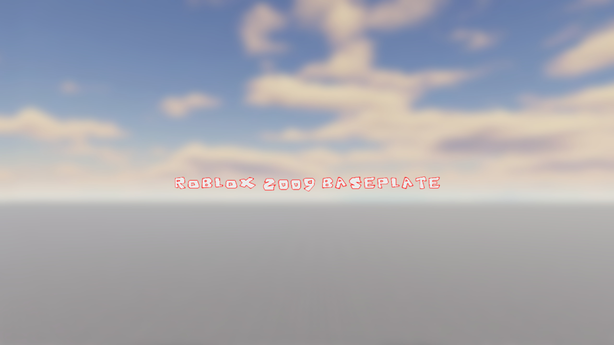  roblox 2009 baseplate